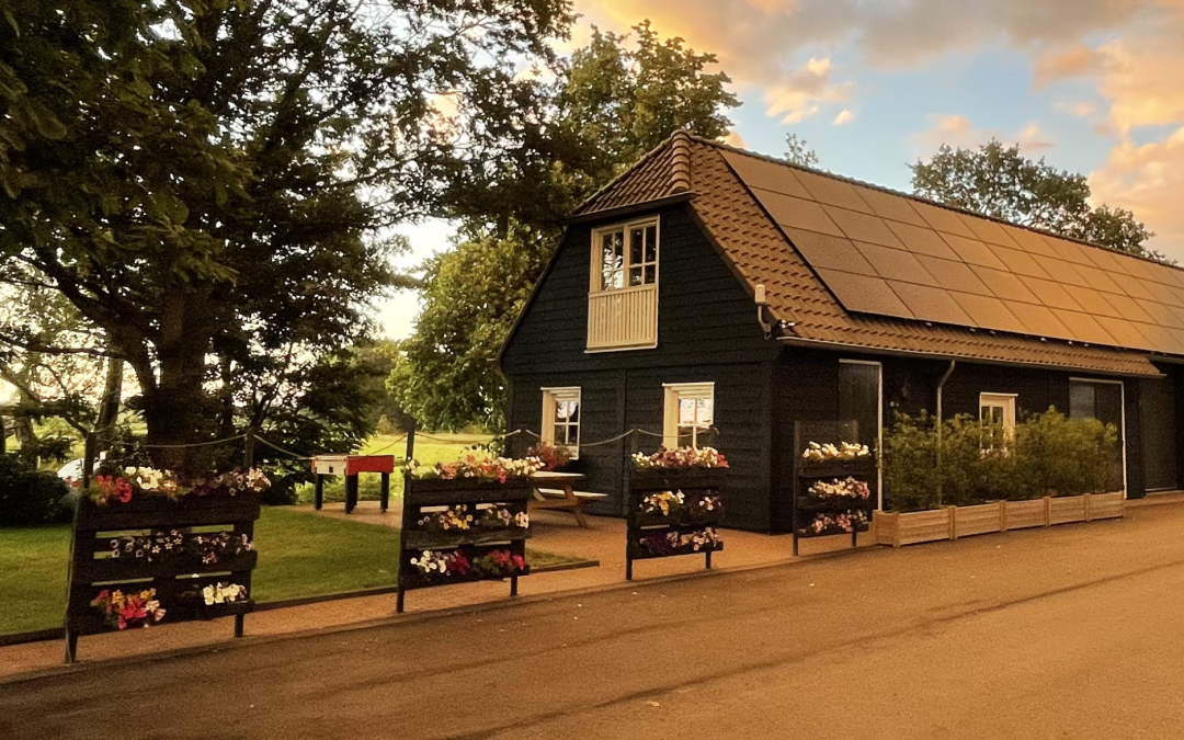 Afgelopen weekend prachtig weer en wat een mooie luchten boven de Hutte!